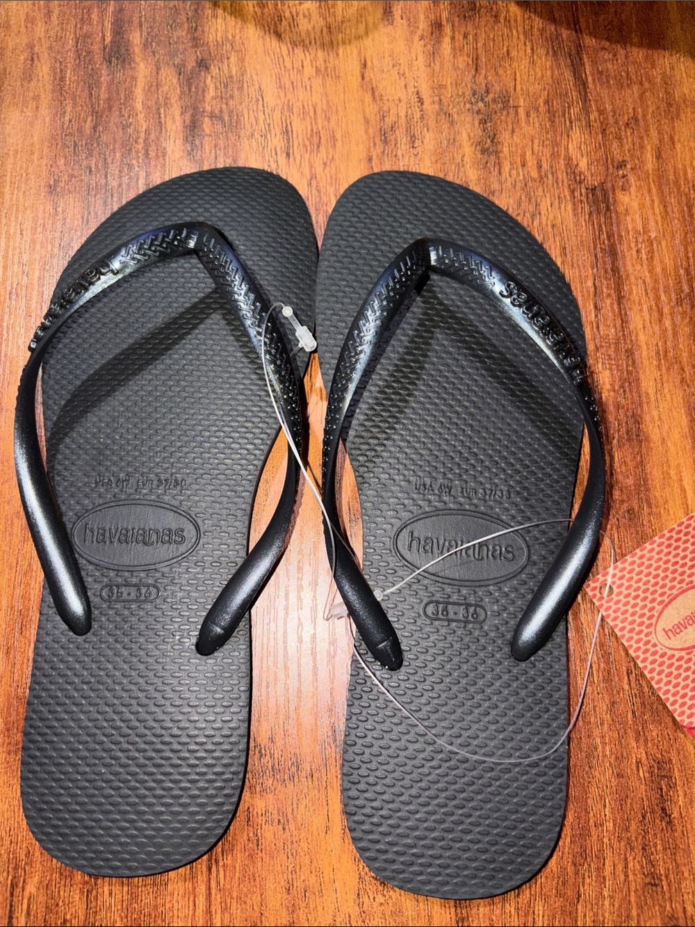 Havaianas Black Women's Slim Flip Flops